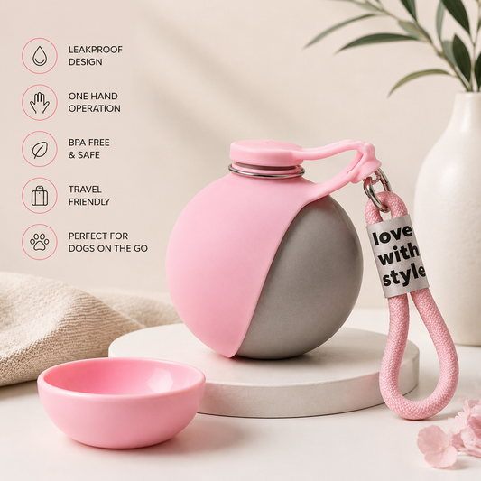 Auralax Portable Pet Bowl Bottle